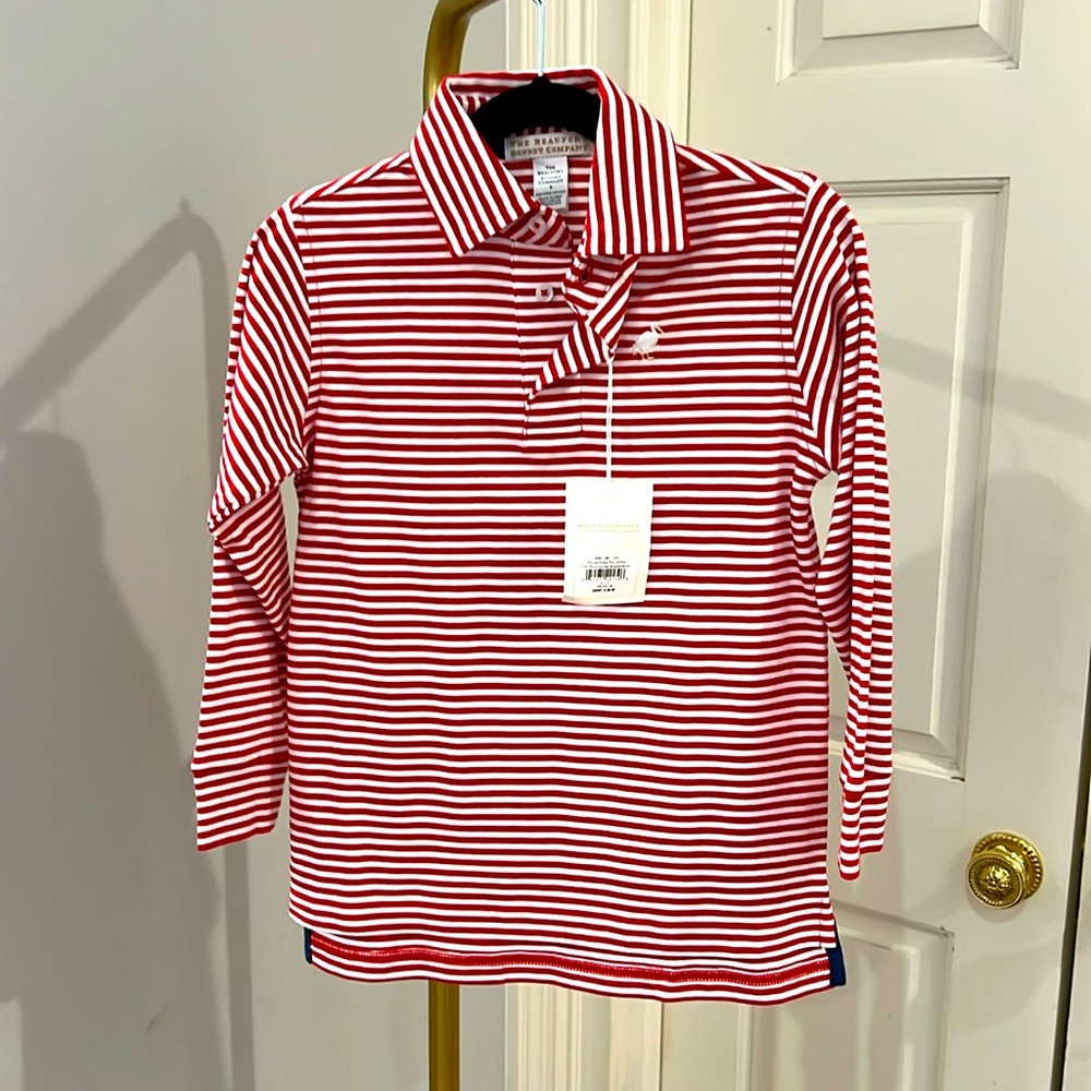 Boys long sleeve pima cotton polo *NWT*